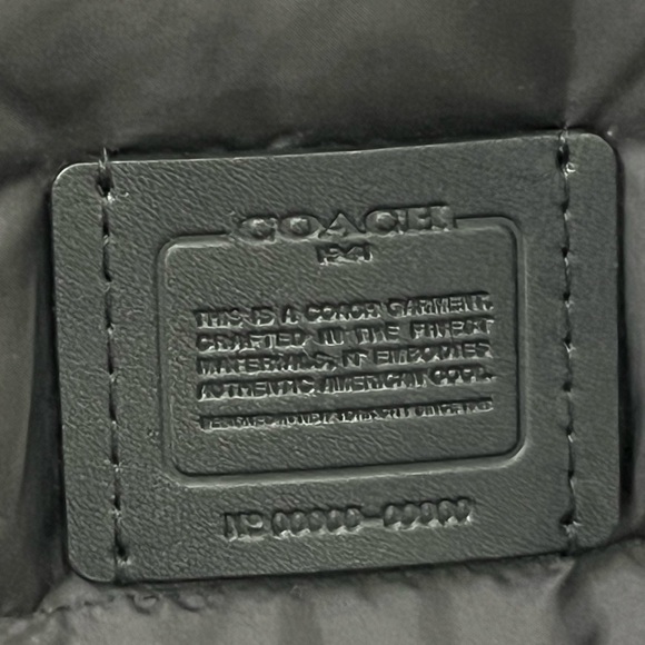 Coach Black Long Puffer Coat with Fur Hood - Picture 5 of 8